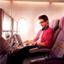 Uçakta internet rekoru