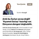 Artık bu Suriye savaşı değil! ‘Kıyamet Savaşı’ hazırlığı var. Dünyanın dengesi değişebilir.