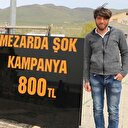 Ölmeden mezar yaptırana yüzde 50 indirim