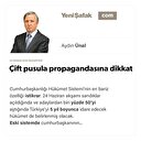 Çift pusula propagandasına dikkat