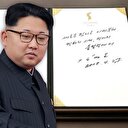 Kim Jong-un Güney Kore'de deftere bu notu düştü