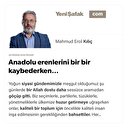 Anadolu erenlerini bir bir kaybederken…