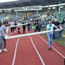 46 yıllık stada böyle veda ettiler