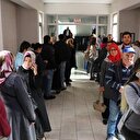 900 kişilik iş başvurusuna metrelerce kuyruk