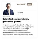 Deizm tartışmalarını bırak, gençlerine iyi bak?