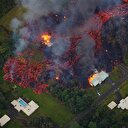 Hawaii'de yanardağ 31 evi yuttu