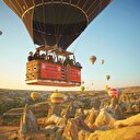 Turizm
balonla havalandı