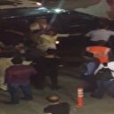 Sarı taksi terörü kamerada!