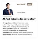 AK Parti listesi neden böyle oldu?