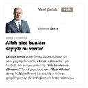 Allah bize bunları sayıyla mı verdi?