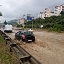 Bursa'da kuvvetli yağış ulaşımı olumsuz etkiledi