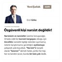 Özgüvenli kişi narsist değildir!