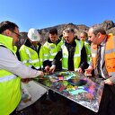 Dünyanın en yüksek 3. barajında kazı çalışmaları tamamlandı