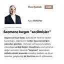 Seçmene kızgın “seçilmişler”