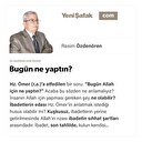 Bugün ne yaptın?