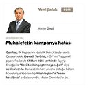 Muhalefetin kampanya hatası