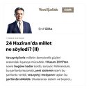 24 Haziran’da millet ne söyledi? (II)