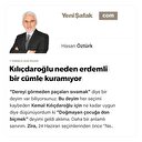 Kılıçdaroğlu neden erdemli bir cümle kuramıyor
