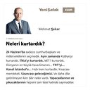 Neleri kurtardık?