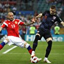 Tarihi çeyrek finalde zafer Hırvatistan'ın