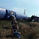 İşte tren kazası sonrası ilk görüntüler