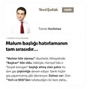 Malum başlığı hatırlamanın tam sırasıdır…