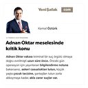 Adnan Oktar meselesinde kritik konu
