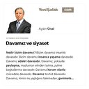 Davamız ve siyaset