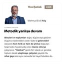 Metodik yanlışa devam
