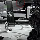 Can Gürzap'ın kaza anı güvenlik kamerasında