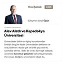 Alev Alatlı ve Kapadokya Üniversitesi