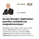 Atı alan Üsküdar’ı değil kıtaları geçerken, muhalefet yaz sıcağında kavruluyor