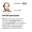 Yerimizi tutan boşluk