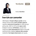 İran için zor zamanlar