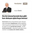 Devlet damarlarında buz gibi kan dolaşan ejderhaya benzer