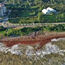 Ordu sahili kızıla büründü