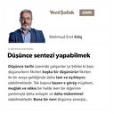 Düşünce sentezi yapabilmek