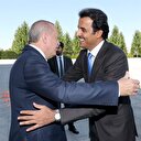 Başkan Erdoğan'dan Katar Emiri Şeyh Temim'e sıcak karşılama