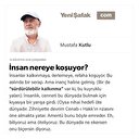 İnsan nereye koşuyor?