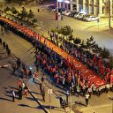 Bitlis'te 'Malazgirt şehitleri' anısına fener alayı düzenlendi