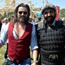 Diriliş Ertuğrul'un oyuncuları Malazgirt'te