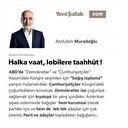 Halka vaat, lobilere taahhüt !