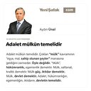 Adalet mülkün temelidir