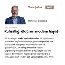 Ruhsallığı öldüren modern hayat