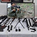Hakkari'de teröristlere ait silahlar ele geçirildi