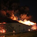 Aydın'da fabrika yangını güçlükle söndürüldü