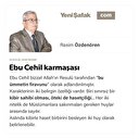 Ebu Cehil karmaşası