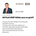 AK Parti-MHP ittifakı zora mı girdi?