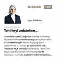 Tehlikeyi anlatırken…