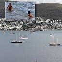 Fırtına teğet geçince sahile akın ettiler